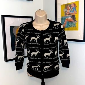 Reindeer cardigan